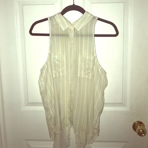 Victoria’s Secret sleeveless blouse with tails